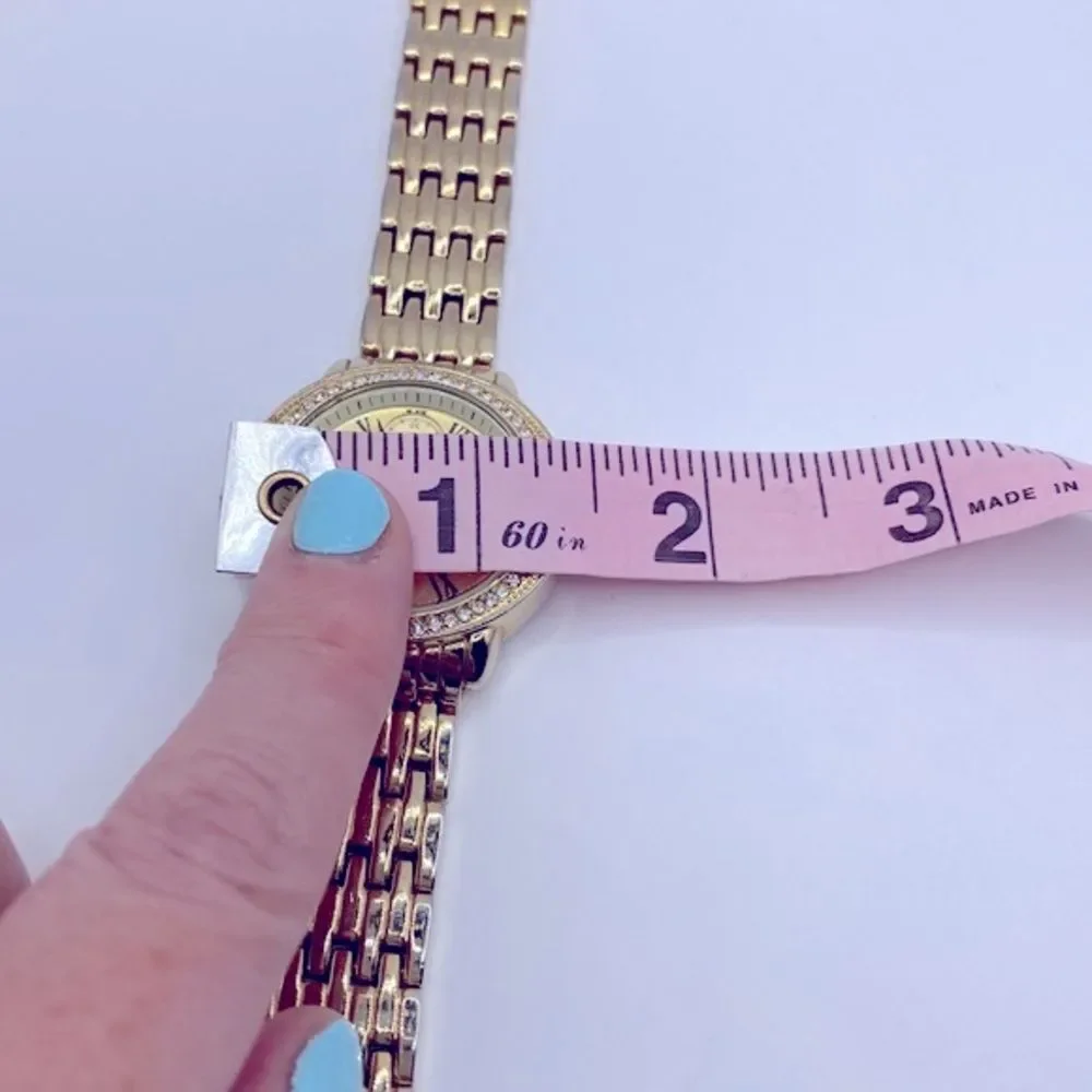 Working! Ladies Isaac Mizrahi Live Rhinestone Watch